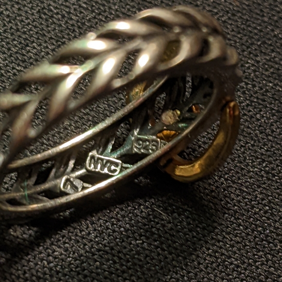 NVC 925 Rope Design Ring - Picture 3 of 4